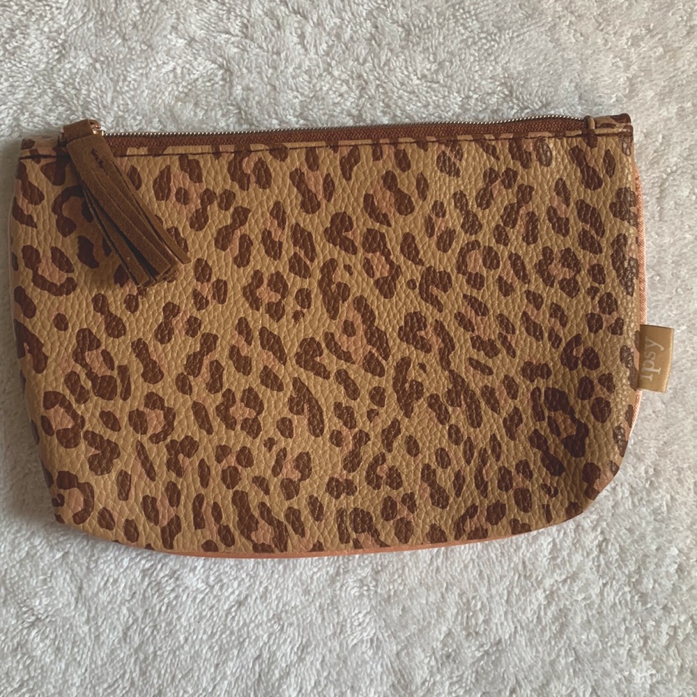 Cheetah Makeup Bag